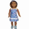 Doll Clothes Superstore Size 4 Matching Girls and Doll Clothes Dress Hat - 3 of 4