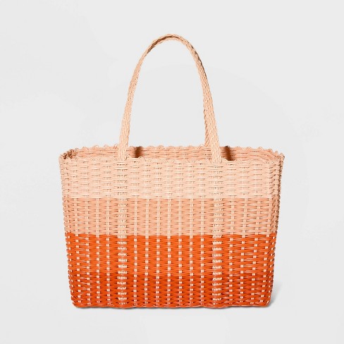 woven tote handbag shade and shore