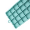 Unique Bargains Ice Mould 24-Cavity Square Ice Tray with Lid Hand Wash Only Silicone 7.28"x4.53"x1.18" 1 Pc - 3 of 3