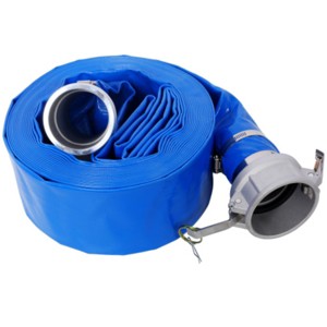 Syemin Drip Irrigation 50Ft Heavy Duty Pool Backwash Hose, Reinforced Water Discharge Pump Hoses for Swimming Drain Pools, Blue, 3"*3"*3" - 1 of 4