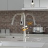 Kitchen Faucets with Pull Down Sprayer, Single Handle Faucet for Kitchen Sink, Modern High Arc Brushed Nickel Kitchen Faucet with Sprayer - 4 of 4