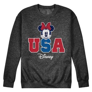 Men's - Disney - Minnie USA Graphic Fleece Sweatshirt - 1 of 4