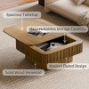 GDFStudio Skye Modern Wooden Square Coffee Table with Flip-top Lid - 4 of 4