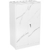 Acekool 42" Steel Storage Cabinet - Locking Doors, 2 Adjustable Shelves, Tall Metal Organizer for Garage, Office & Utility Rooms, Black - 2 of 4