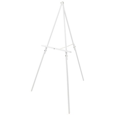 WOODEN EASEL STAND > 71 Tall Wooden Tripod Easel Display Floor