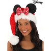 HalloweenCostumes.com One Size Fits Most  Women  Disney Minnie Mouse Santa Holiday Hat, red - 3 of 4