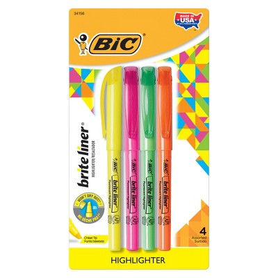 bic pastel highlighters