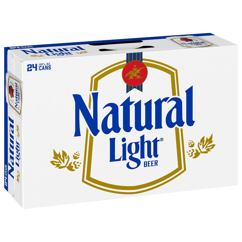 Natural Light Beer - 24pk/12 fl oz Cans, 1 of 12