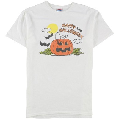 Junk Food Mens Happy Halloween Snoopy Graphic T-Shirt