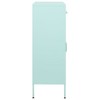 vidaXL Storage Cabinet Olive Green Steel Medium - Mint - 4 of 4