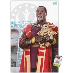 Trends International Star Wars: The Mandalorian Season 3 - Grogu and Greef Karga Unframed Wall Poster Prints - 1 of 4