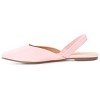 Journee Collection Womens Mallorca Pull On Almond Toe Sling-Back Flats Pink 8.5 - 2 of 4