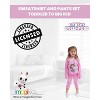 Dreamworks Gabby's Dollhouse Pandy Paws Girls Fleece Sweatshirt and Pants Set Toddler - 2 of 4