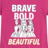 Girls' - Disney - Brave Bold Beautiful Fitted Short Sleeve Graphic T-Shirt - 2 of 4