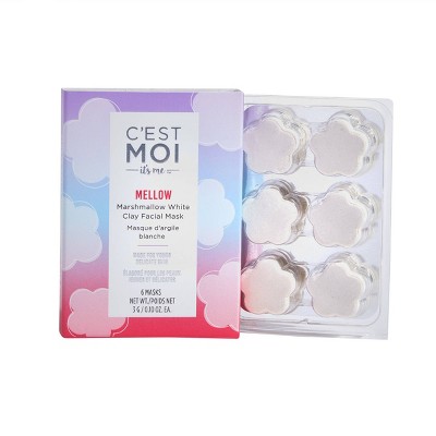 C'est Moi Mellow Marshmallow & White Clay Cloud Mask - 6ct