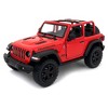 KiNSMART - Jeep Wrangler Rubicon Off Road 4x4 5 inch 1:34 Scale Die Cast Model Replica Toy Car Opentop - 4 of 4