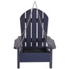 The Lakeside Collection Hanging Beach Chair with Mesh Bottom Bird Feeder - 4 of 4