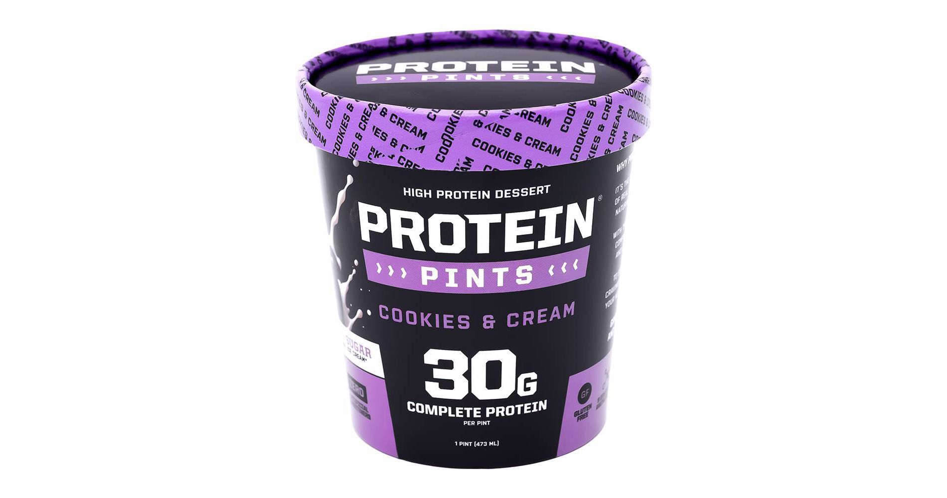 Protein Pints Cookies and Cream Frozen Dairy Dessert - 16oz