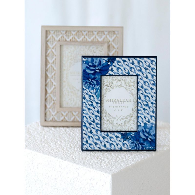 Shiraleah Blue Eden Animal Print  4x6 Picture Frame, 5 of 6