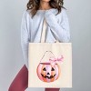 Simply Sage Market Girls Pumpkin Bucket Canvas Tote - 2 of 3