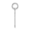 Black Bow Jewelry Sterling Silver, Jersey Collection, Medium Number 5 Pendant - 2 of 4