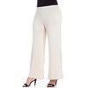 Plus Elastic Waist Flared Leg Palazzo Pants - 24seven Comfort Apparel™ - 2 of 4