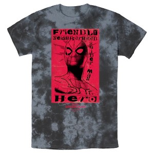 Men's Marvel Spider-Man: No Way Home Friendly Neighborhood Hero Red T-Shirt - 1 of 4