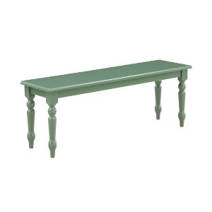 Carolina Wood Dining Bench Equestrian Green - Boraam - 1 of 4