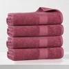 Eco-Friendly Sustainable Cotton Solid Lightweight Bathroom Set by Blue Nile Mills - 2 of 4