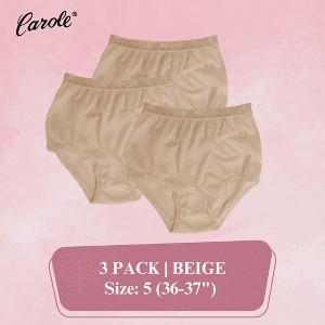 Carole Women's 100% Nylon Lace Trim Panties - 1 of 4