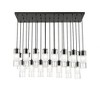 Alton 54" Modern Linear Chandelier - 23 Lights, Dimmable, Damp Rated, Steel Construction - 4 of 4