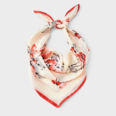 Garden Party Floral Print Bandana Scarves - A New Day™