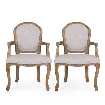 2pk Baldner Traditional Upholstered Dining Chairs - Christopher Knight Home