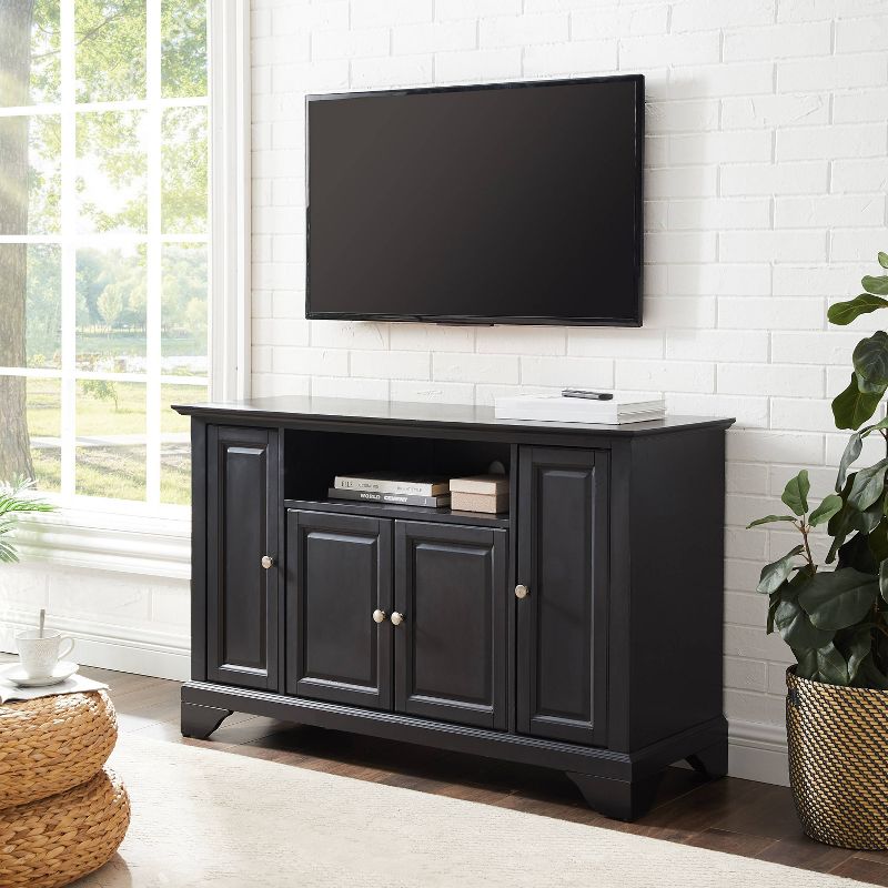 LaFayette Full Size TV Stand for TVs up to 50&#34; Black - Crosley, 4 of 12