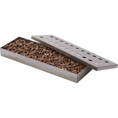 TYTUS Silver Stainless Steel Smoker Box for Grills