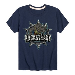 Boys' - Teenage Mutant Ninja Turtles Mutant Mayhem - Rocksteady Short Sleeve Graphic T-Shirt - 1 of 4