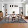 Washable Area Rug - Modern Geometric Soft Non-Slip Carpet Contemporary Ultra Thin Floor Cover for Living Room Bedroom Dining Room Kitchen - 4 of 4