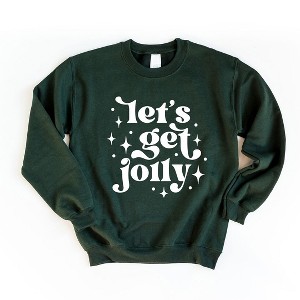 Simply Sage Market Women's Graphic Sweatshirt Whimsical Let's Get Jolly - 1 of 4