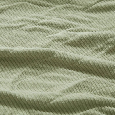 Full Green Micro Fleece Electric Heated Blanket