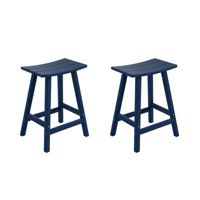WestinTrends Outdoor Patio Adirondack Counter Height Stool Chair