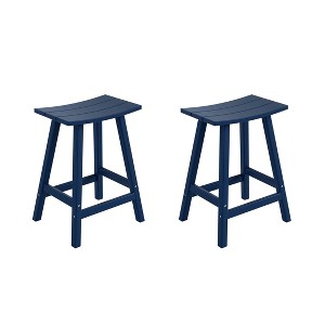 WestinTrends Outdoor Patio Adirondack Counter Height Stool Chair - 1 of 4