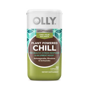 OLLY Plant Powered Chill Adaptogens Capsules - 30ct