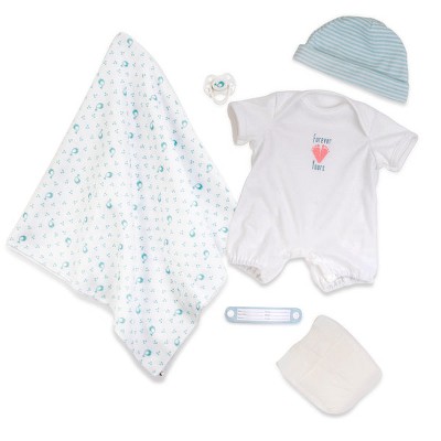 Angel's Embrace Realistic 18-inch Baby Doll with Blue Accessories