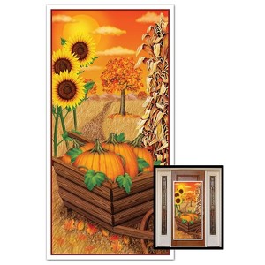 Beistle 30" x 5' Fall Door Cover; 3/Pack 90010 - 1 of 1