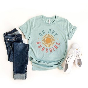 Simply Sage Market Women's Oh Hey Sunshine Short Sleeve Graphic Tee - 1 of 2