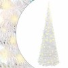 vidaXL 47.2" White Artificial Christmas Tree with USB Connector, 50 Warm White LEDs, Multiple Lighting Modes, Sturdy Stand, Easy Assembly - 2 of 4