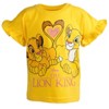 Disney Floral Girls 2 Pack T-Shirts Little Kid to Big Kid - 4 of 4