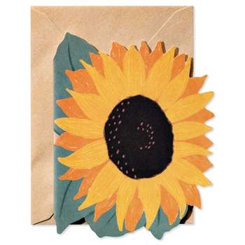 10ct All Occasion Blank Thank you Cards 'Sunflower'
