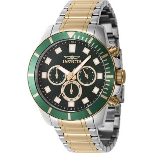 Invicta 46048 Men's Pro Diver Chronograph Green Dial Steel Watch - 1 of 1