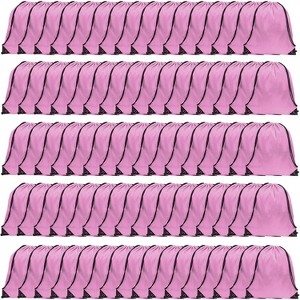 Waterproof Drawstring Backpack Bulk, Nylon Cinch Bags in 10 Colors for School, Gym, Sports - 1 of 4